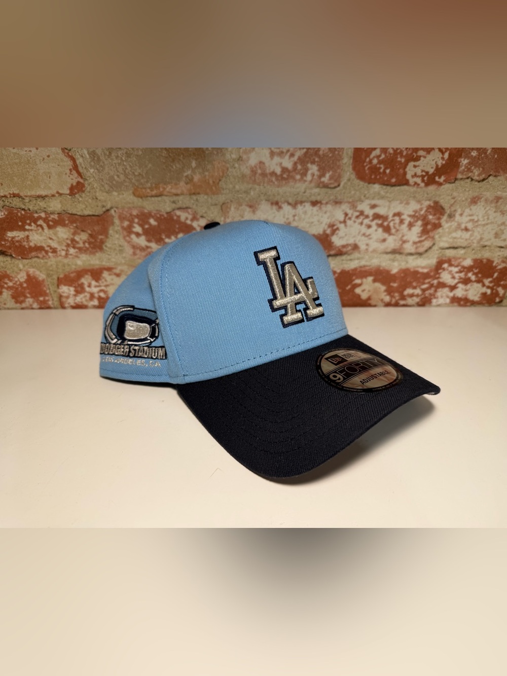 New Era Los Angeles LA Two-Tone Light Blue and Navy Cap